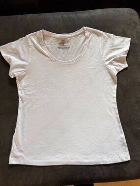 Bobbie Brooks White Short Sleeve T-Shirt XL NWOT